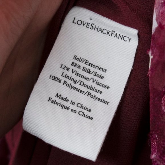 LoveShackFancy Sonia Silk Floral Midi Dress K31 - Picture 11 of 11